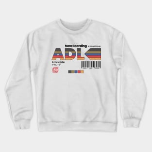 Vintage Adelaide ADL Australia Retro Travel Crewneck Sweatshirt